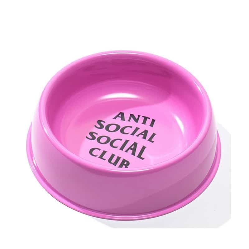 Anti Social Social Club Doggie Bowl Pink