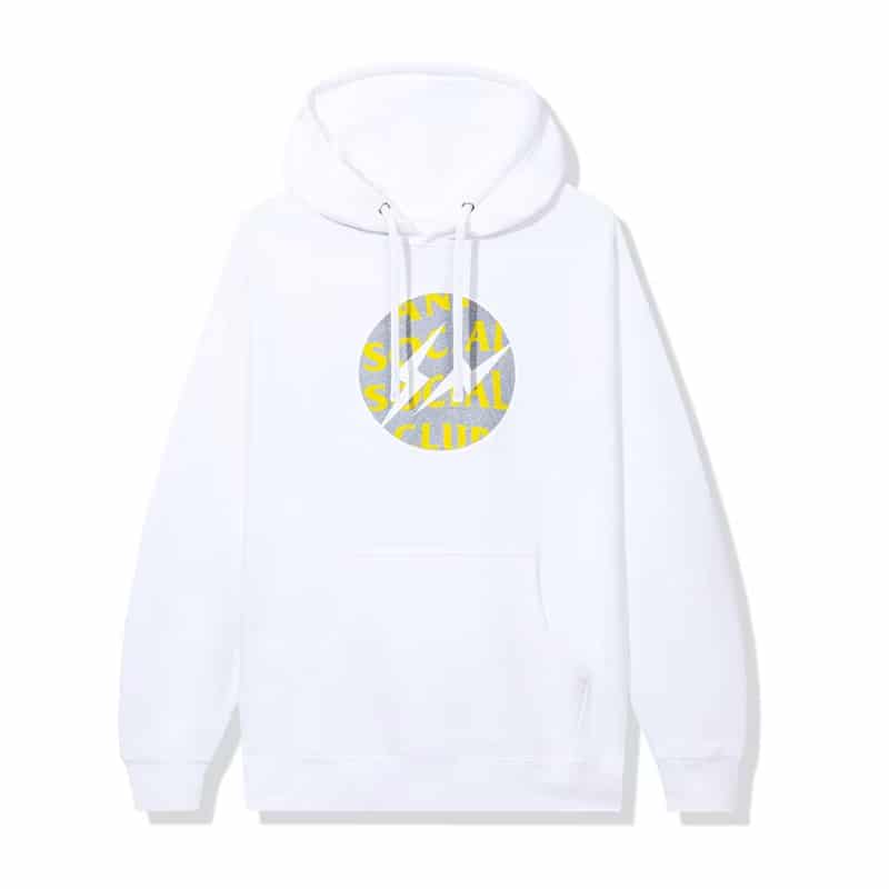 Anti Social Social Club Fragment Called Interference Hoodie White