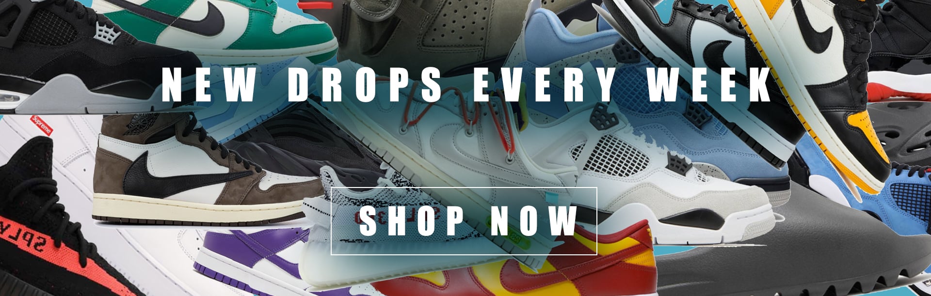 Hidden hype new arrivals banner for home page