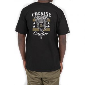 crooks and castles cocaine and caviar everything tee black