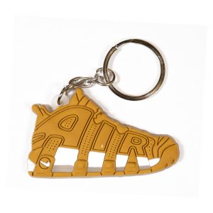 nike air more tempo gold keychain