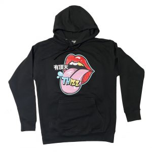 Thizz Mouth Hoodie Black